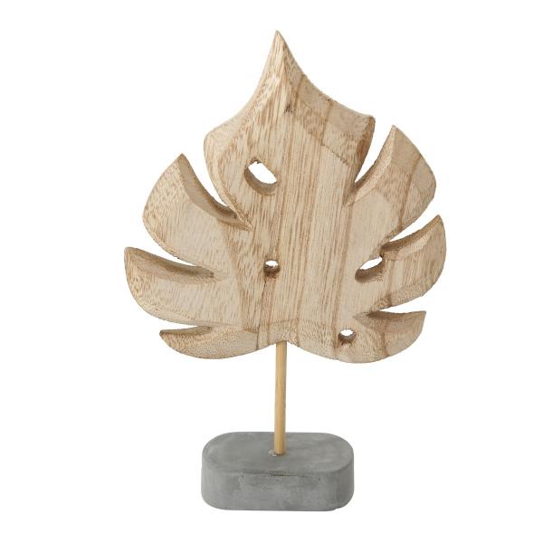 LEAF A, ΔΙΑΚΟΣΜΗΤΙΚΟ ΑΠΟ ΦΥΣΙΚΟ ΞΥΛΟ H20cm