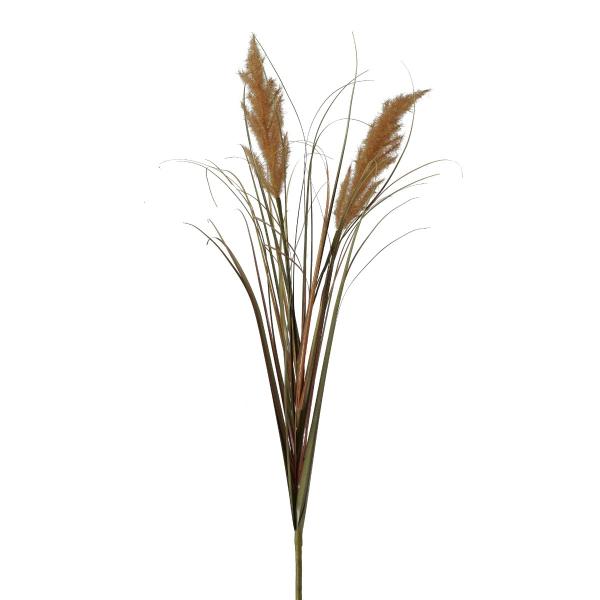 PAMPAS GRASS, ΚΛΑΔΙ ΠΛΑΣΤΙΚΟ ΠΟΡΤΟΚΑΛΙ TERAKOTA