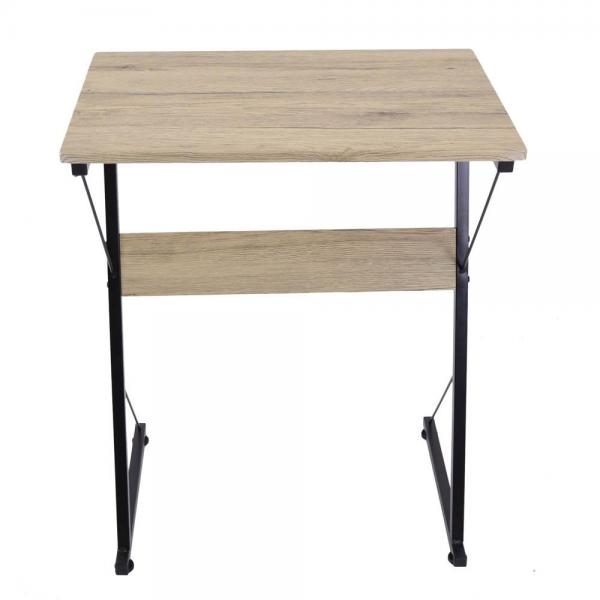 ΓΡΑΦΕΙΟ ΞΥΛΙΝΟ ΜΕ ΚΑΦΕ ΜΕΤΑΛΛΟ 60x40x75εκ.