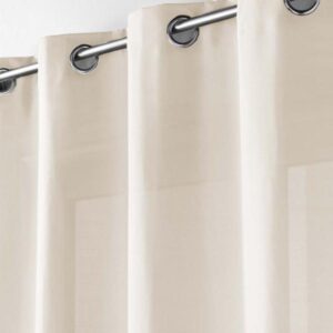 ΚΟΥΡΤΙΝΑ ΜΕΤΡΙΑΣ ΣΚΙΑΣΗΣ ΜΕ ΤΡΟΥΚ MICROFIBRE, LIVIA ΕΚΡΟΥ 140x260cm