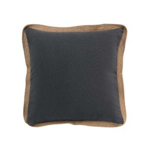 CALMY, ΜΑΞΙΛΑΡΙ ΒΑΜΒΑΚΕΡΟ ΜΕ ΚΡΟΣΙΑ ΑΠΌ ΓΙΟΥΤΑ, ΑΝΘΡΑΚΙ 40x40cm