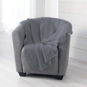MILLOW, ΡΙΧΤΑΡΙ - ΚΟΥΒΕΡΤΑΚΙ FLEECE ΓΚΡΙ 125x150cm