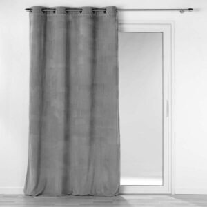 ΚΟΥΡΤΙΝΑ ΥΨΗΛΗΣ ΣΚΙΑΣΗΣ ΜΕ ΤΡΟΥΚ ΚΟΤΛΕ POLYESTER, PILAR ΓΚΡΙ 140x260cm