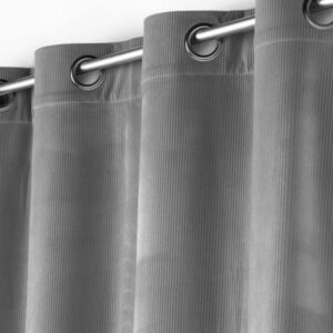 ΚΟΥΡΤΙΝΑ ΥΨΗΛΗΣ ΣΚΙΑΣΗΣ ΜΕ ΤΡΟΥΚ ΚΟΤΛΕ POLYESTER, PILAR ΓΚΡΙ 140x260cm
