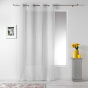 ΚΟΥΡΤΙΝΑ ΔΙΑΦΑΝΗ ΜΕ ΤΡΟΥΚ POLYESTER, LINAHE ΛΕΥΚΗ 140Χ260cm