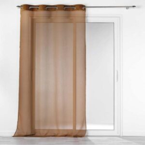 ΚΟΥΡΤΙΝΑ ΔΙΑΦΑΝΗ ΜΕ ΤΡΟΥΚ & ΚΟΤΛΕ ΦΑΣΑ POLYESTER, PILAR ΚΑΦΕ 140x240cm