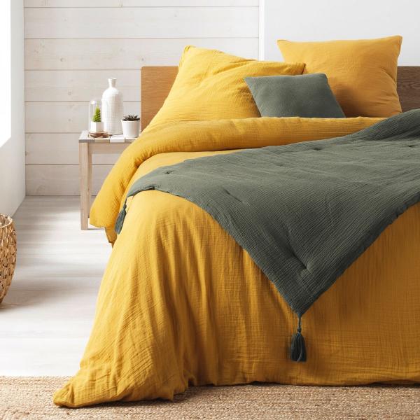 CASSA BED RUNNER, ΤΡΑΒΕΡΣΑ ΚΡΕΒΑΤΙΟΥ ΒΑΜΒΑΚΕΡΗ ΧΑΚΙ 80x180cm