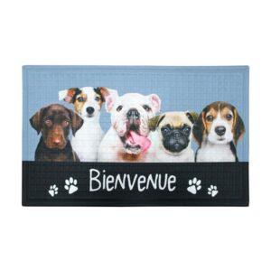 PET DOG, ΧΑΛΑΚΙ ΜΕ ΤΥΠΩΜΕΝΟ ΣΧΕΔΙΟ POLYESTER ΜΠΛΕ ΜΕ ΜΑΥΡΟ 45x75cm