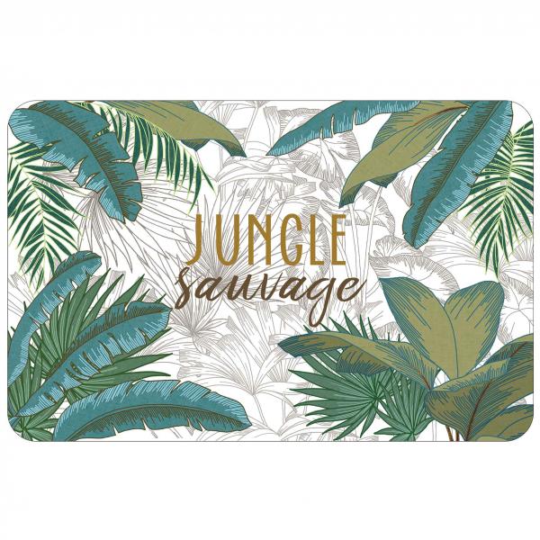 JUNGLE, ΣΟΥΠΛΑ ΠΛΑΣΤΙΚΟ ΠΡΑΣΙΝΟ ΜΕ ΡΟΖ 28,5Χ44cm