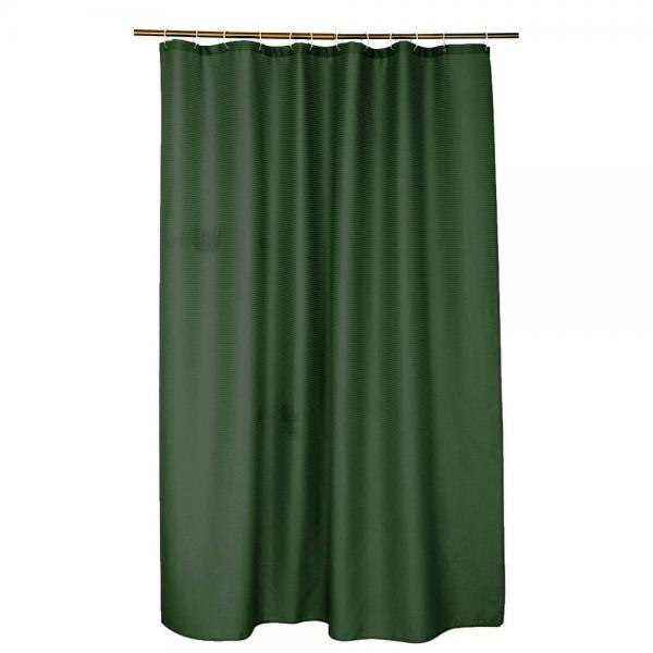 JARA, ΚΟΥΡΤΙΝΑ ΜΠΑΝΙΟΥ ΜΕ ΑΝΑΓΛΥΦΗ ΥΦΑΝΣΗ, ΠΡΑΣΙΝΗ L180ΧH200cm