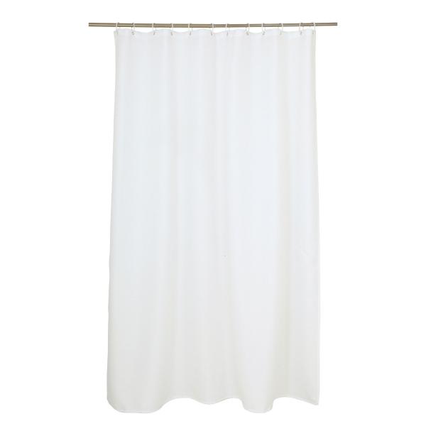 JARA, ΚΟΥΡΤΙΝΑ ΜΠΑΝΙΟΥ ΜΕ ΑΝΑΓΛΥΦΗ ΥΦΑΝΣΗ, POLYESTER ΛΕΥΚΗ 180x200cm