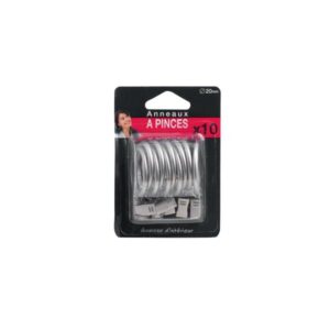 ΣΕΤ 10 ΚΡΙΚΟΙ ΚΟΥΡΤΙΝΟΞΥΛΟΥ 4εκ ΜΕ ΚΛΙΠ ΧΡΩΜΙΟ