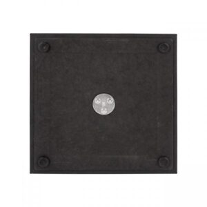 ΒΑΣΗ ΜΕΤΑΛΛΙΚΗ ΜΑΥΡΗ ΜΑΤ 40Χ40Χ72Υεκ. ΜΕ ΡΕΓΟΥΛΑΤΟΡΟΥΣ