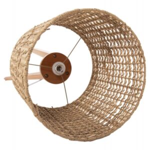 ΕΠΙΔΑΠΕΔΙΟ ΦΩΤΙΣΤΙΚΟ RUBBERWOOD-RATTAN-PAPER ROPE ΣΕ ΦΥΣΙΚΟ Φ36x149,5Υεκ.