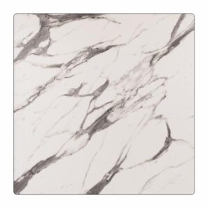 ΕΠΙΦΑΝΕΙΑ ΤΡΑΠΕΖΙΟΥ HPL MARBLE WHITE-GREY 69x69 εκ. ΠΑΧΟΥΣ 12mm.