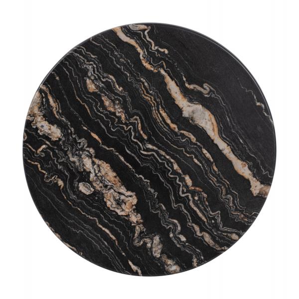 ΕΠΙΦΑΝΕΙΑ ΤΡΑΠΕΖΙΟΥ Φ60Χ2.5εκ. 5787 WERZALIT BLACK GOLD MARBLE