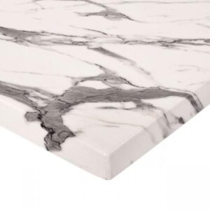 ΕΠΙΦΑΝΕΙΑ ΤΡΑΠΕΖΙΟΥ WERZALIT 70Χ70Χ3.5εκ. MARBLE WHITE-GREY 5657