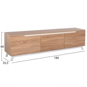 ΕΠΙΠΛΟ ΤΗΛΕΟΡΑΣΗΣ ΜΕΛΑΜΙΝΗ SONAMA-ΛΕΥΚΟ 180Χ35Χ48,5Υεκ.