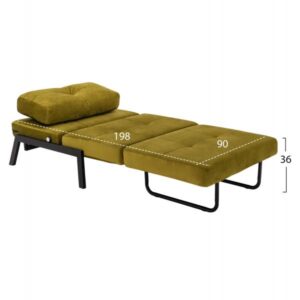 HM3078.13 ΠΟΛΥΘΡΟΝΑ ΚΡΕΒΑΤΙ, ΒΕΛΟΥΔΟ ΛΑΔΙ 95x92x66Υ εκ.