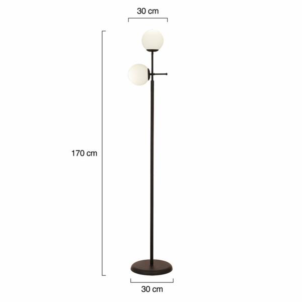 ΦΩΤΙΣΤΙΚΟ ΔΑΠΕΔΟΥ ΜΕΤΑΛΛΙΚΟ ΜΑΥΡΟ 30x170cm