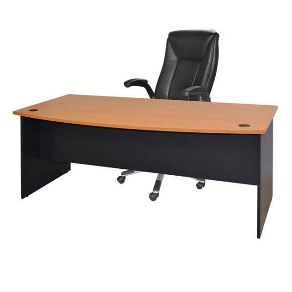 ΓΡΑΦΕΙΟ ΕΠΑΓΓΕΛΜΑΤΙΚΟ 180x93.5x74. ΓΚΡΙ ΟΞΙΑ