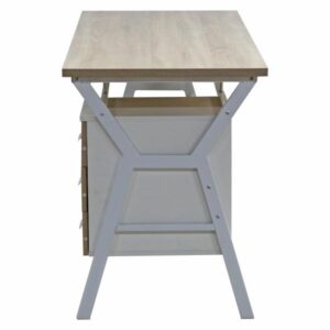 ΓΡΑΦΕΙΟ ΜΕ ΜΕΤΑΛΛΙΚΟ ΣΚΕΛΕΤΟ SONAMA ΛΕΥΚΟ 150X60X76Υ εκ.
