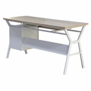 ΓΡΑΦΕΙΟ ΜΕ ΜΕΤΑΛΛΙΚΟ ΣΚΕΛΕΤΟ SONAMA ΛΕΥΚΟ 150X60X76Υ εκ.