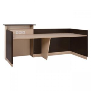 ΓΡΑΦΕΙΟ ΥΠΟΔΟΧΗΣ 240X82 WENGE ΜΠΕΖ 240x82x105cm