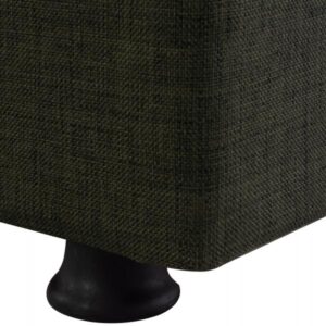ΚΑΝΑΠΕΣ ΚΡΕΒΑΤΙ ANDRI ΤΡΙΘΕΣΙΟΣ DARK OLIVE 180x72x77 εκ.
