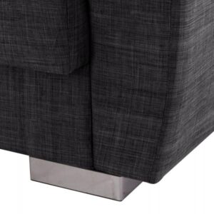 ΚΑΝΑΠΕΣ ΚΡΕΒΑΤΙ ΔΙΘΕΣΙΟΣ ΓΚΡΙ 150x84x88 εκ.