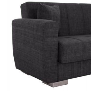 ΚΑΝΑΠΕΣ ΚΡΕΒΑΤΙ ΔΙΘΕΣΙΟΣ ΓΚΡΙ 150x84x88 εκ.