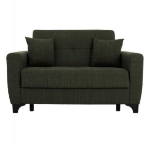ΚΑΝΑΠΕΣ ΚΡΕΒΑΤΙ ΔΙΘΕΣΙΟΣ ΨΗΛΗ ΠΛΑΤΗ DARK OLIVE 160x84x88 εκ.