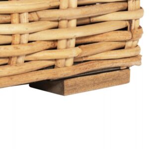 ΚΑΝΑΠΕΣ ΤΡΙΘΕΣΙΟΣ ΕΞ.ΧΩΡΟΥ TROPEL ΞΥΛΟ MANGO-RATTAN ΦΥΣΙΚΟ-ΛΕΥΚΑ ΜΑΞΙΛΑΡΙΑ 216x88x85Υεκ