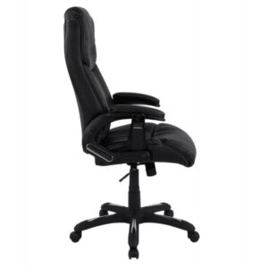 ΚΑΡΕΚΛΑ ΓΡΑΦΕΙΟΥ ΜΕ MASSAGE ΜΑΥΡΗ 62x70x127Y εκ.
