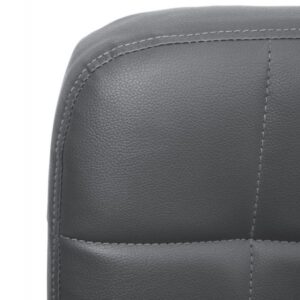 ΚΑΡΕΚΛΑ ΓΡΑΦΕΙΟΥ ΓΚΡΙ PVC-ΜΑΥΡΟΣ NYLON ΣΚΕΛΕΤΟΣ & ΒΑΣΗ 69x53x98Υεκ
