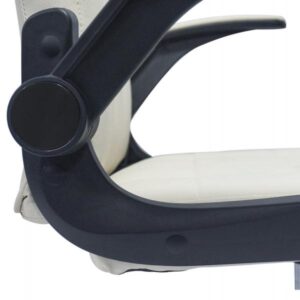ΚΑΡΕΚΛΑ ΓΡΑΦΕΙΟΥ ΜΠΕΖ PVC-ΜΑΥΡΟΣ NYLON ΣΚΕΛΕΤΟΣ & ΒΑΣΗ 69x53x98Υεκ