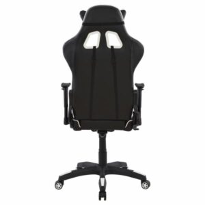 ΚΑΡΕΚΛΑ ΓΡΑΦΕΙΟΥ GAMING ΜΑΥΡΟ ΛΕΥΚΟ PU 67x68x136 εκ.