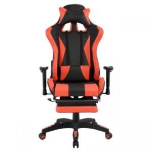 ΚΑΡΕΚΛΑ ΓΡΑΦΕΙΟΥ GAMING ΜΑΥΡΟ ΚΟΚΚΙΝΟ & ΥΠΟΠΟΔΙΟ 68 x 71,5 x 134 cm
