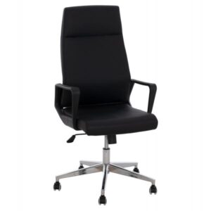 ΚΑΡΕΚΛΑ ΓΡΑΦΕΙΟΥ ΜΑΥΡΗ SUPERIOR 72x70x121 εκ.