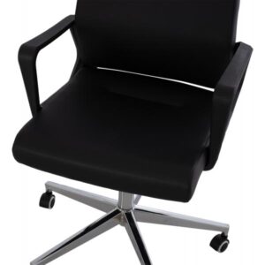 ΚΑΡΕΚΛΑ ΓΡΑΦΕΙΟΥ ΜΑΥΡΗ SUPERIOR 72x70x121 εκ.
