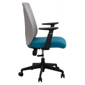 ΚΑΡΕΚΛΑ ΓΡΑΦΕΙΟΥ SUPERIOR ΜΠΛΕ-ΓΚΡΙ 65x62x100 εκ.