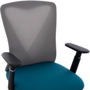 ΚΑΡΕΚΛΑ ΓΡΑΦΕΙΟΥ SUPERIOR ΜΠΛΕ-ΓΚΡΙ 65x62x100 εκ.