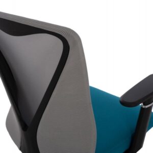 ΚΑΡΕΚΛΑ ΓΡΑΦΕΙΟΥ SUPERIOR ΜΠΛΕ-ΓΚΡΙ 65x62x100 εκ.