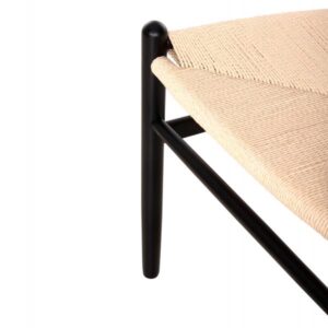 ΚΑΡΕΚΛΑ ΤΡΑΠΕΖΑΡΙΑΣ ΞΥΛΟ ΟΞΙΑΣ ΜΑΥΡΟ-ΣΧΟΙΝΙ ΜΠΕΖ 54.5x53x75Υεκ.