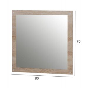 ΚΑΘΡΕΦΤΗΣ ΤΟΙΧΟΥ ΜΕΛΑΜΙΝΗ ΣΕ ΣΟΝΑΜΑ 80x70x1.8(βάθος)εκ