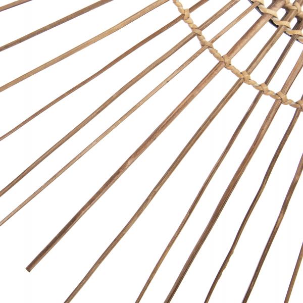 ΚΑΘΡΕΠΤΗΣ ΣΤΡΟΓΓΥΛΟΣ ΜΕ ΠΛΑΙΣΙΟ ΑΠΟ STICKS ΚΟΚΟΦΟΙΝΙΚΑ ΣΕ ΧΡΩΜΑ ΦΥΣΙΚΟ Φ85 εκ.FB97733