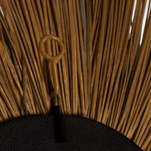 ΚΑΘΡΕΠΤΗΣ ΤΟΙΧΟΥ ΣΤΡΟΓΓΥΛΟΣ MENDONG GRASS ΠΛΑΙΣΙΟ ΣΕ ΧΡΩΜΑ ΧΡΥΣΟ Φ65εκ.FB97801
