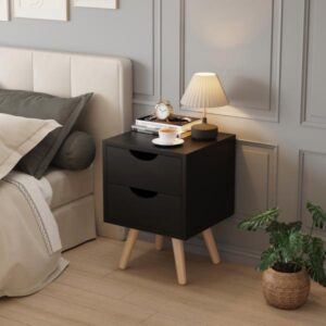 ΚΟΜΟΔΙΝΟ ΜΕΛΑΜΙΝΗ-2 ΣΥΡΤΑΡΙΑ-WENGE 29,5x29,5x45Υεκ