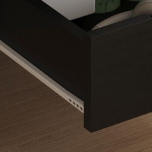 ΚΟΜΟΔΙΝΟ ΜΕΛΑΜΙΝΗ-2 ΣΥΡΤΑΡΙΑ-WENGE 29,5x29,5x45Υεκ