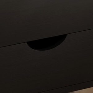 ΚΟΜΟΔΙΝΟ ΜΕΛΑΜΙΝΗ-2 ΣΥΡΤΑΡΙΑ-WENGE 29,5x29,5x45Υεκ